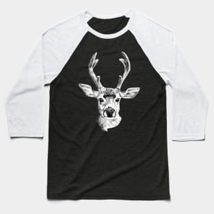 Deer Face Baseball T-Shirt